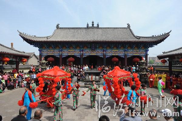 翼城縣城內村舉辦民俗旅游文化節