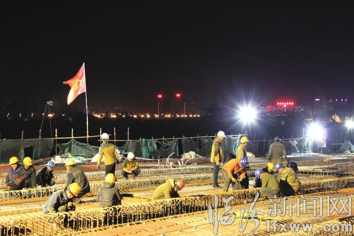 臨汾市區(qū)迎賓大道立交橋項(xiàng)目步入“百日攻堅(jiān)”