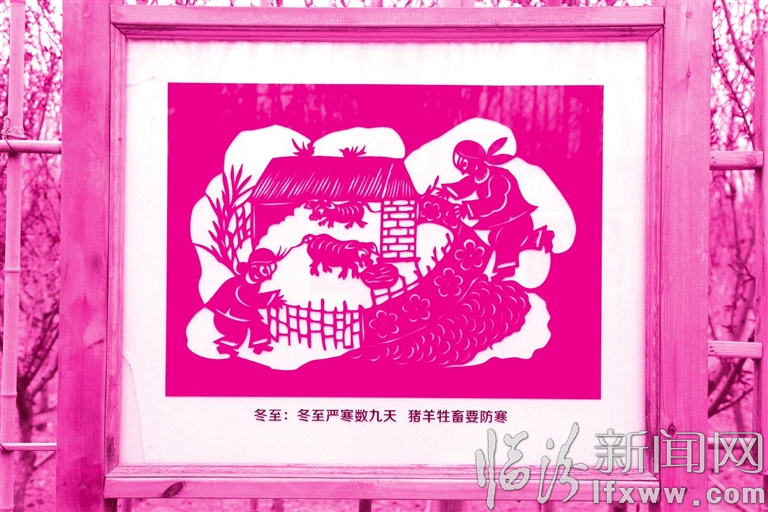 浮山:“二十四節(jié)氣”剪紙亮相“印象田園”