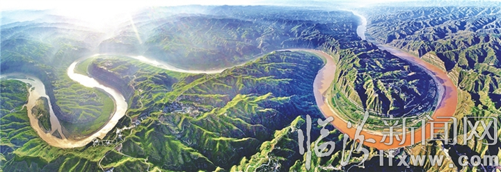 走近永和乾坤灣 觸摸母親河氣吞萬里豪邁氣概