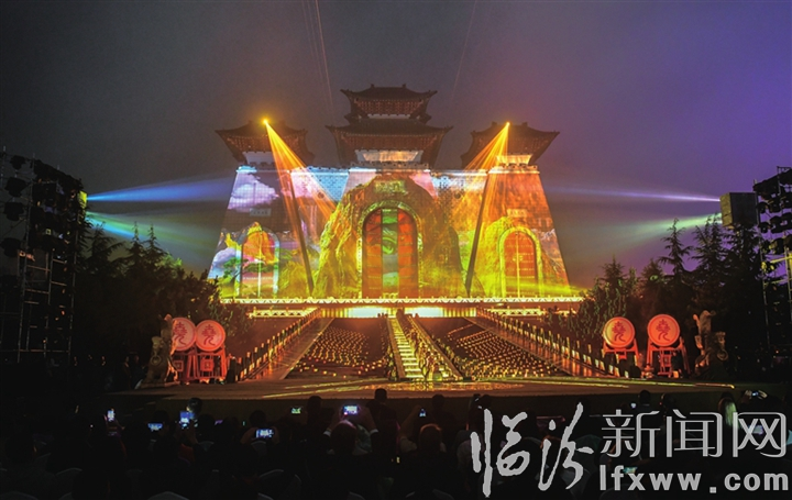 2018山西旅發(fā)大會(huì)舉行臨汾光影文藝晚會(huì)