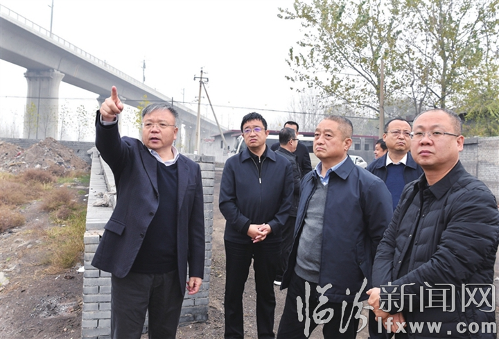 岳普煜在堯都洪洞調研環保整治工作