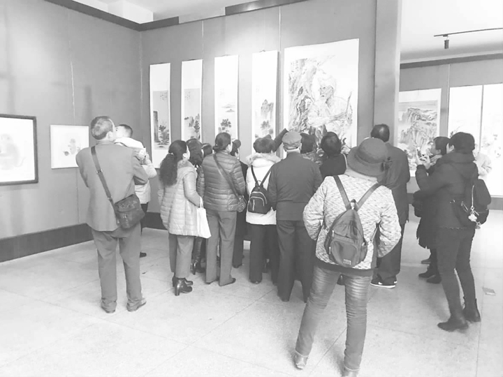 翰墨歌頌臨汾美 丹青描繪新時代