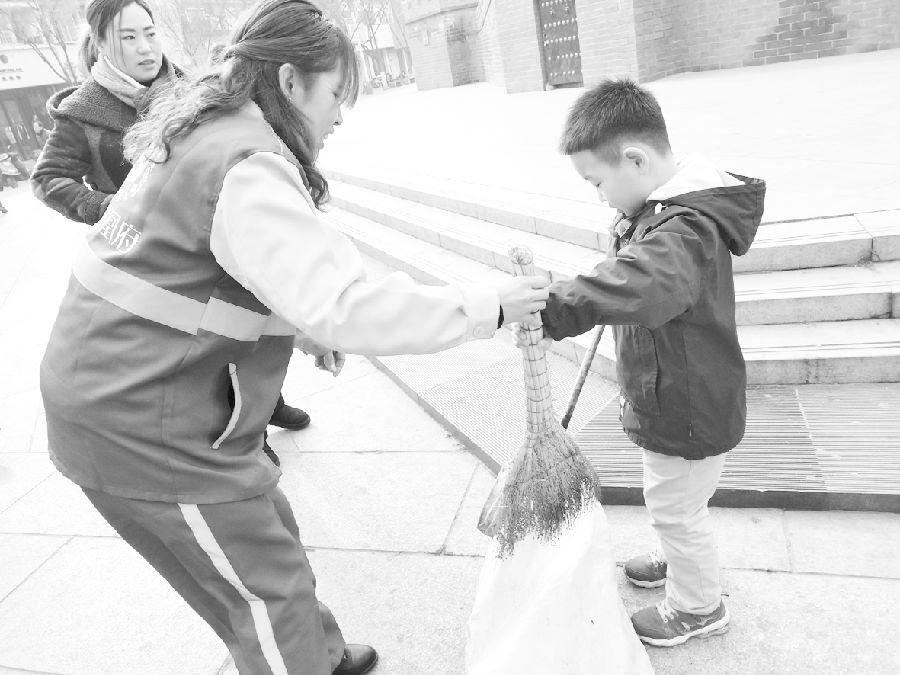 臨汾:實際行動爭當藍天小衛士