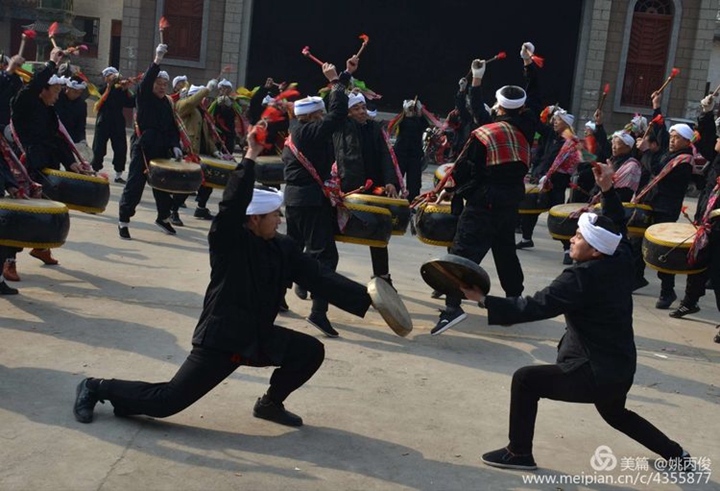 山西洪洞:鑄就鼓魂的老人們