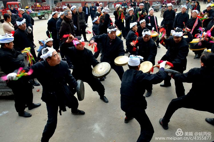 山西洪洞:鑄就鼓魂的老人們