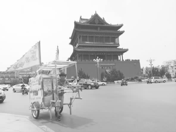 外地徒步小伙直播美麗臨汾