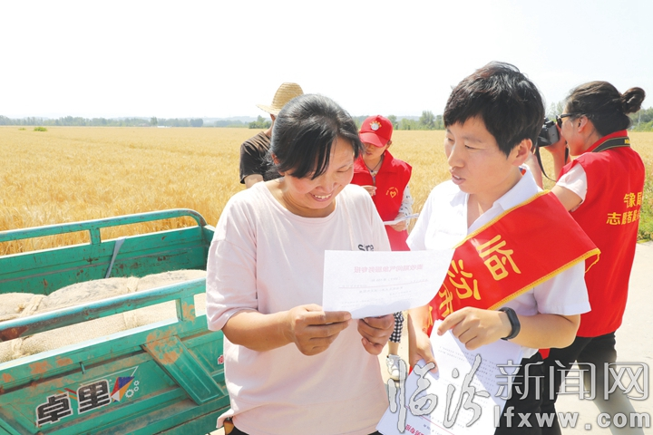 臨汾夏收如火如荼 氣象護航龍口奪食