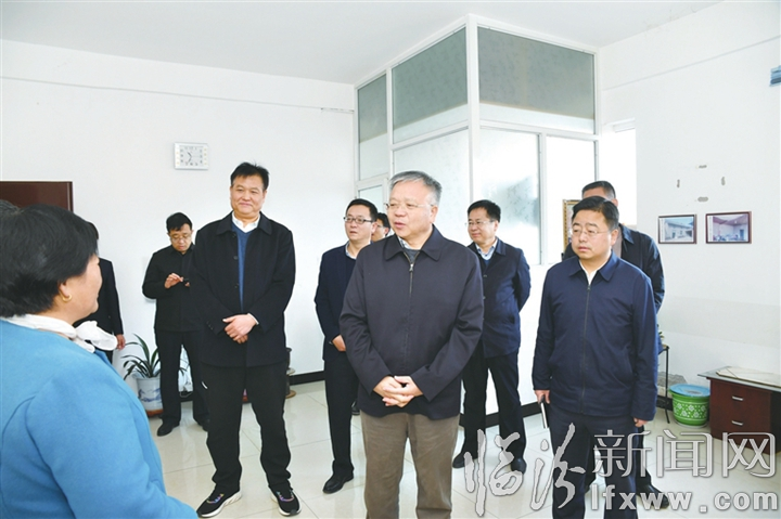 岳普煜在安澤縣調研指導主題教育等工作