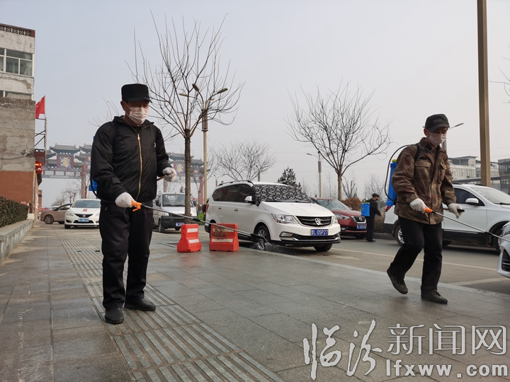 堯都區高河店社區:出入管控 全面消毒 認真排查