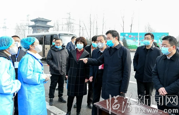 董一兵在霍州市調(diào)研新型冠狀病毒感染的肺炎疫情防控工作