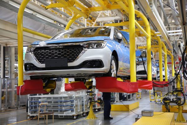 北汽株洲分公司生產的雙燃料車型。