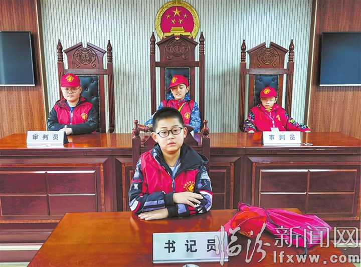 臨汾日?qǐng)?bào)小記者:學(xué)法用法 做知法守法好少年