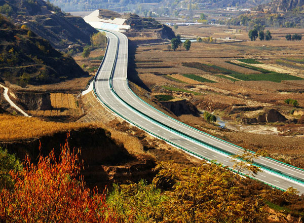 霍永高速公路在隰縣（7張）