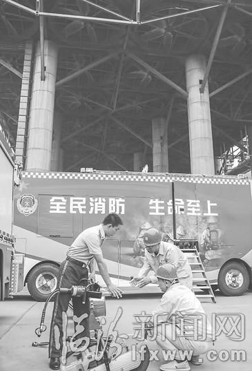 堯都區消防演練進企業