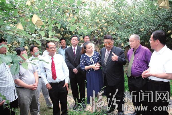 泰國商務(wù)考察團(tuán)一行對(duì)吉縣蘋果產(chǎn)業(yè)進(jìn)行實(shí)地考察指導(dǎo)