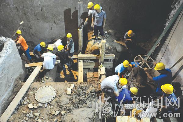 “30歲”老閥門被更換