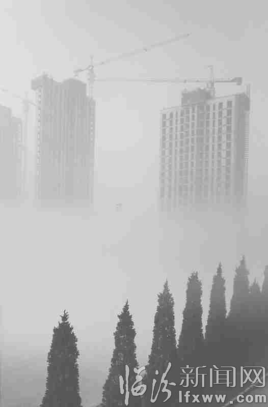 霧霾天現“海市蜃樓”