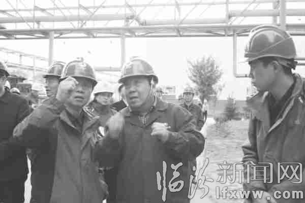 圖為執法采訪團在侯馬北銅銅業有限公司檢查