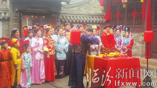 霍州:微電影《州官嫁女》再現傳統婚禮