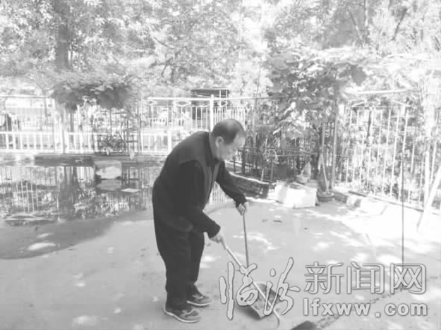 張自升 堯都西單小區里的“大忙人”