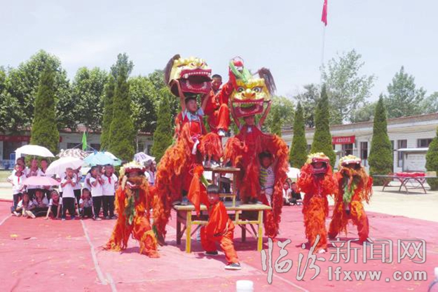 傳統(tǒng)武術(shù)走進洪洞鎮(zhèn)樓村學(xué)校