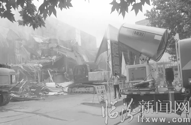 臨汾體育街南延道路開始拆遷啦!